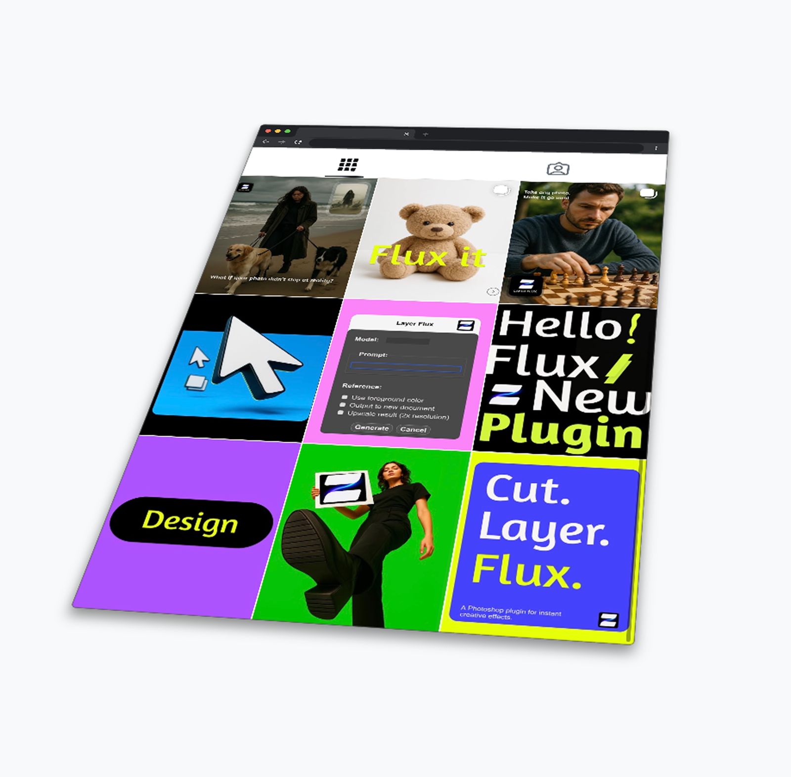 Layerflux Photoshop plugin